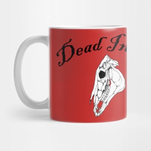 Dead Inside Horse Skull Mug